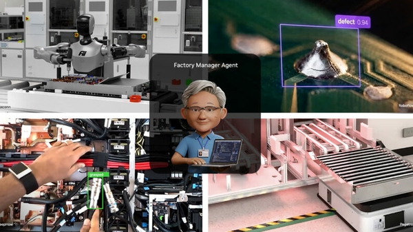 NVIDIA FOX Blueprint — AI工場の概念図