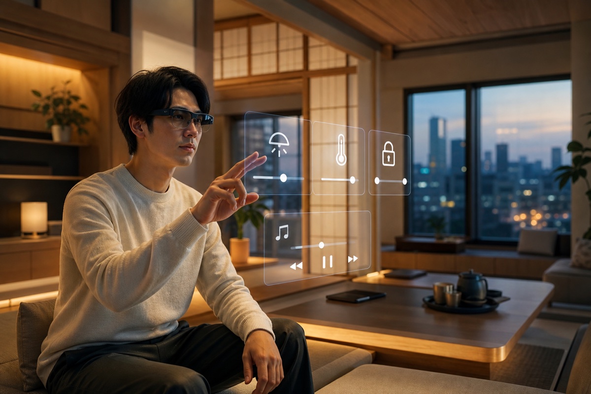 スマートグラスでスマートホームを操作する未来