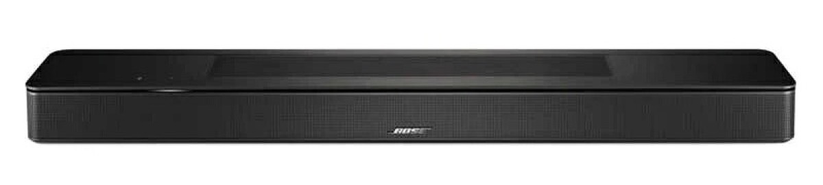 Bose Smart Soundbarの正面と天面を確認できる幅69.4cmのワンボディ