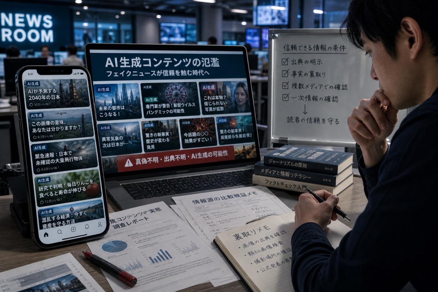 信頼と編集のイメージ